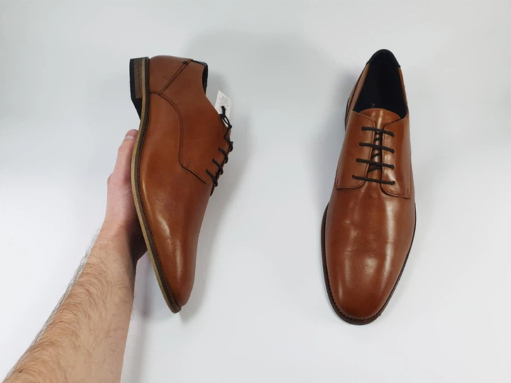 Чоловічі туфлі PIER ONE 48 31 см 14 UK коричневі - зображення 2