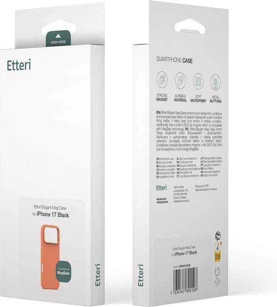 Панель Etteri Elegant Mag Сase для Apple iPhone 17 Pro Max Brown (GSM274565) - зображення 9