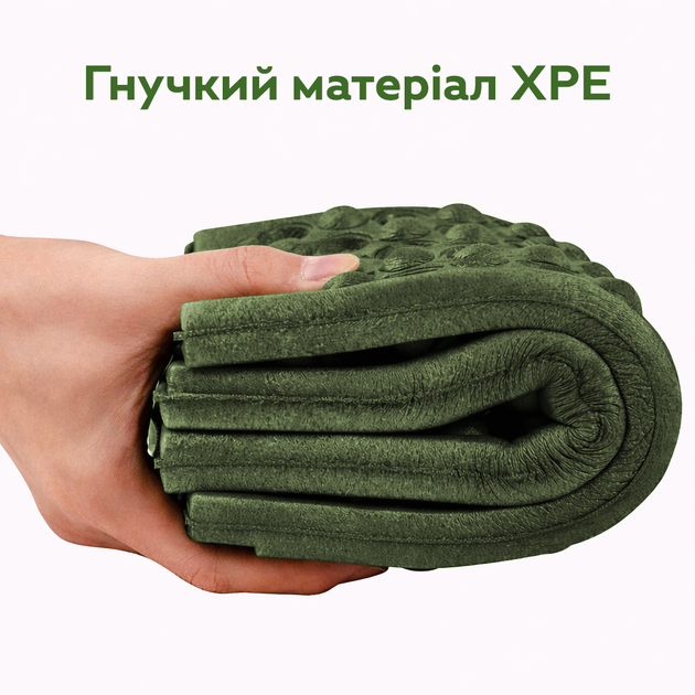 Складаний килимок для сидіння RIAS TSC-039 XPE 39x29 см Green (3_07929) - Фото 7 Складаний килимок для сидіння RIAS TSC-039 XPE 39x29 см Green (3_07929) - зображення 7