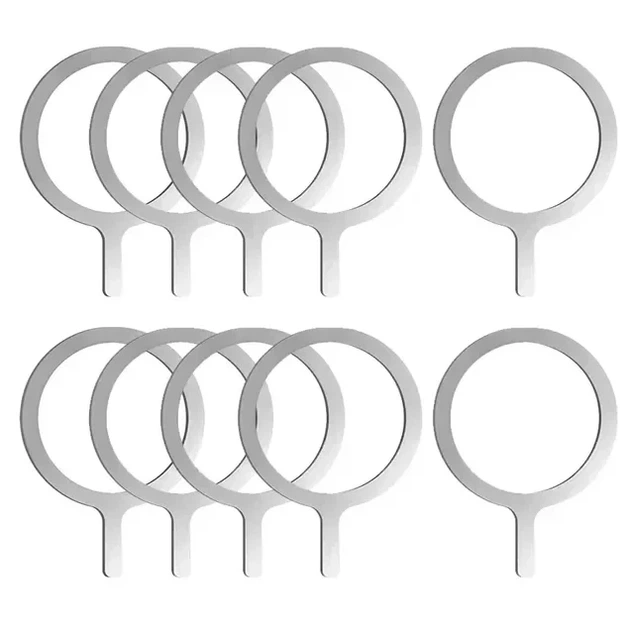 Пластина MagSafe Ring 3M скотч 10шт стальной для беспроводной зарядки и крепления на смартфон - изображение 6