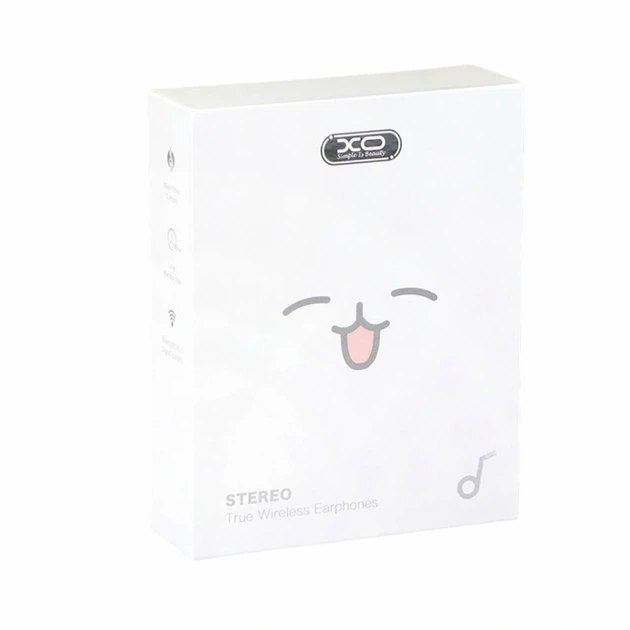 Bluetooth стерео гарнітура 35mAh 5 годин роботи для дітей XO G6 TWS біла м'ята упаковка - Фото 2 Bluetooth стерео гарнітура 35mAh 5 годин роботи для дітей XO G6 TWS біла м'ята упаковка - зображення 2
