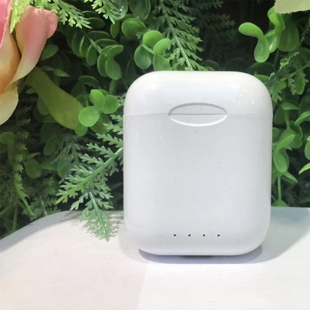 Bluetooth стерео гарнітура i88 TWS біла з мікрофоном 5 годин роботи 5.0 USB micro-usb пластик soft touch - зображення 8