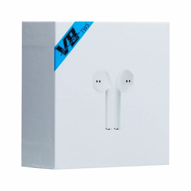 Bluetooth стерео гарнітура V8 TWS помаранчевий пластик 5 годин роботи зарядка Micro-USB кейс для зберігання - Фото 3 Bluetooth стерео гарнітура V8 TWS помаранчевий пластик 5 годин роботи зарядка Micro-USB кейс для зберігання - зображення 3