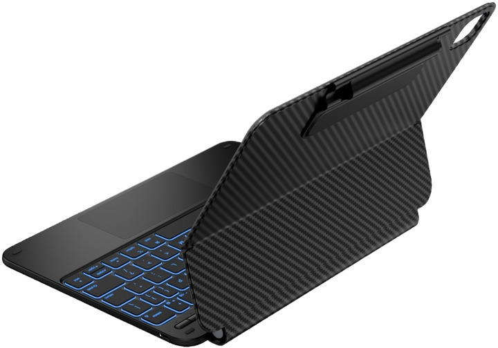 Etui z klawiaturą Typecase Edge do Apple iPad Air 11" 2024/2025 Carbon Fiber (6979284780301) - obraz 3