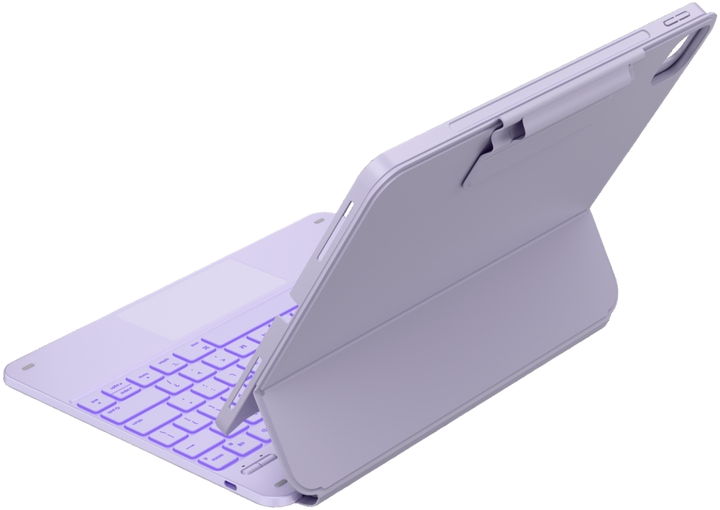 Etui z klawiaturą Typecase Edge+ do Apple iPad Air 13" 2024/2025 Bright Purple (6979284780349) - obraz 3
