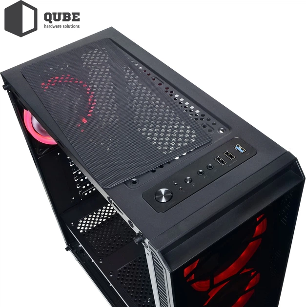 Корпус QUBE Spark RGB Black (SPARK_FCNU3) - Фото 8 Корпус QUBE Spark RGB Black (SPARK_FCNU3) - изображение 8