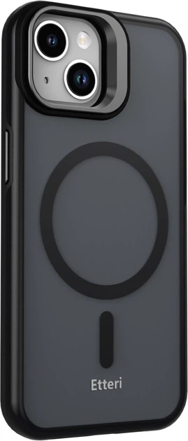 Etui plecki Etteri Morning Fog Case do Apple iPhone 15 Black (GSM196666) - obraz 2