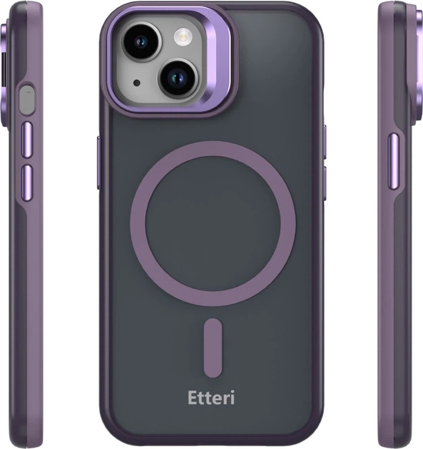 Etui plecki Etteri Morning Fog Case do Apple iPhone 15 Purple (GSM196695) - obraz 3