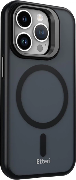 Etui plecki Etteri Morning Fog Case do Apple iPhone 14 Pro Black (GSM196665) - obraz 2