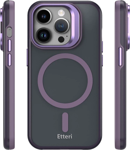 Etui plecki Etteri Morning Fog Case do Apple iPhone 14 Pro Purple (GSM196694) - obraz 3