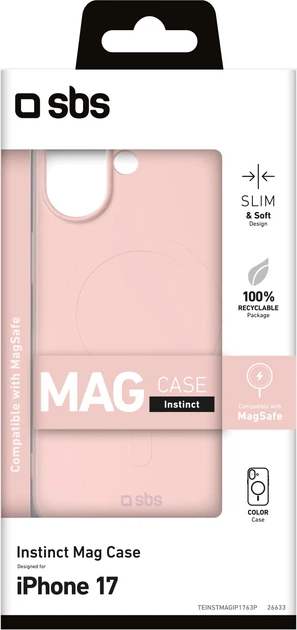 Etui SBS Instinct Mag do Apple iPhone 17 Pink (TEINSTMAGIP1763P) - obraz 2