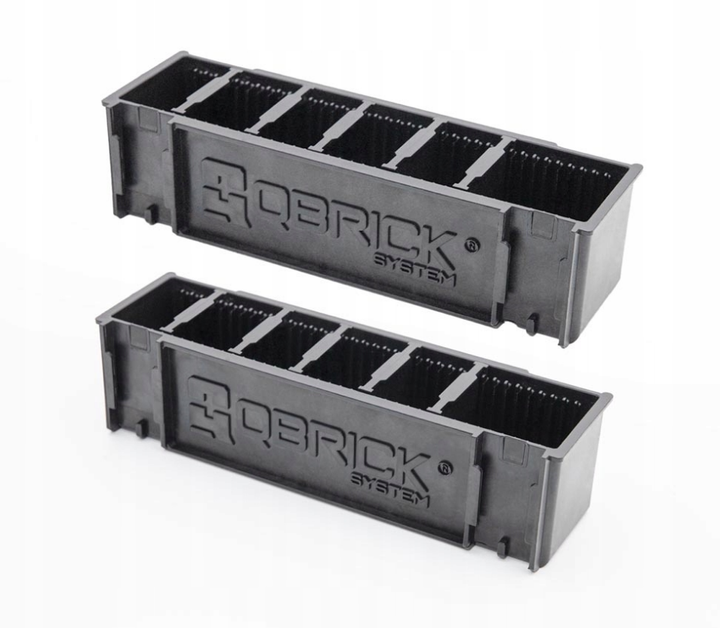 Набір тримачів 2шт. для інструментів Qbrick System Custom Long Items Holder (5901238261346) 70 х 85 х 275 мм, пластик - Фото 1 Набір тримачів 2шт. для інструментів Qbrick System Custom Long Items Holder (5901238261346) 70 х 85 х 275 мм, пластик - зображення 1