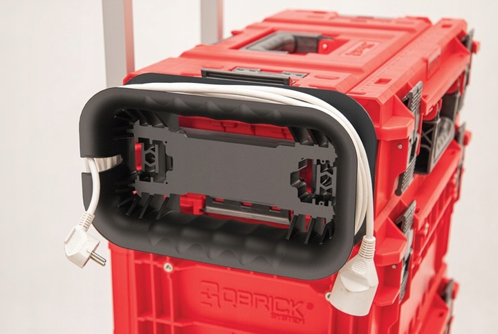 Каркас для кабелю на ящик Qbrick System Custom Cable Winder Set (5901238260516) 25,7 х 18,2 х 6,5 см, пластиковий, чорний - зображення 2