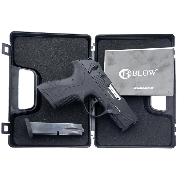 Шумовой пистолет BLOW TR 14 с авто режимом, сигнальный СХП в комплекте пачка патронов 50 шт - изображение 9