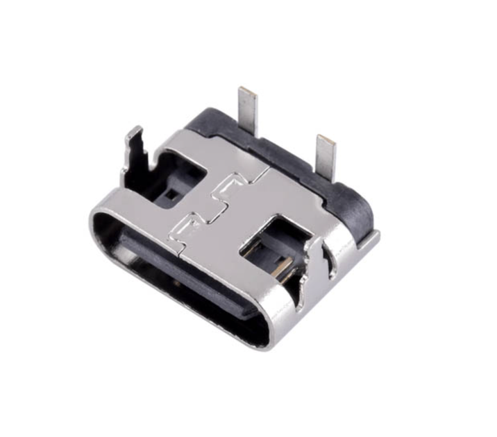 Разъём USB Type-C мама 2 pin THT вертикальный для питания - Фото 4 Разъём USB Type-C мама 2 pin THT вертикальный для питания - изображение 4