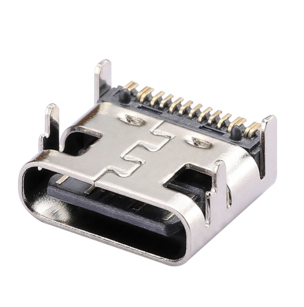 Разъём USB Type-C мама 16 pin SMD для монтажа на плату - Фото 1 Разъём USB Type-C мама 16 pin SMD для монтажа на плату - изображение 1