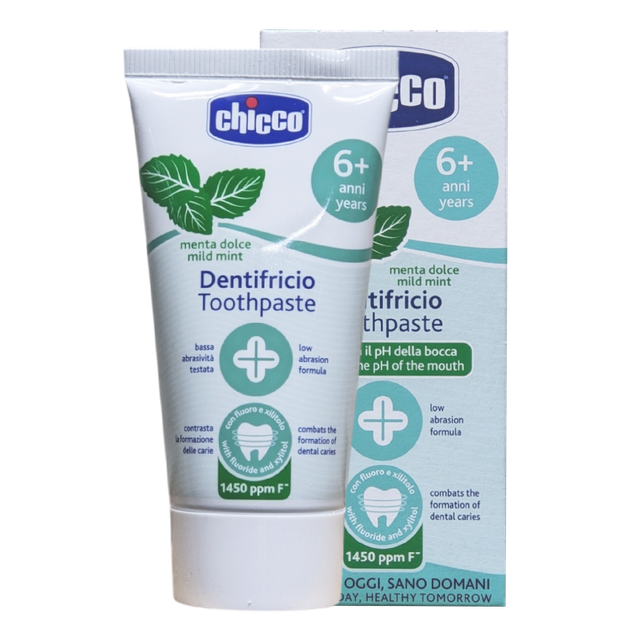 Зубна паста дитяча CHICCO dent.menta dolce 6y+