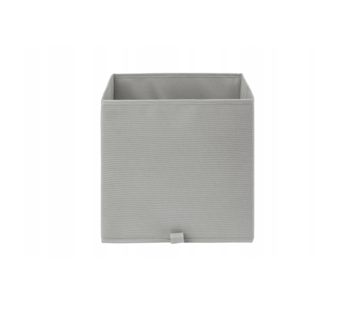Сложная коробка для хранения LIVARNO home серая 30,5 × 30,5 × 29,5 см (Lidl) текстильная с крышкой - экономия места - изображение 2