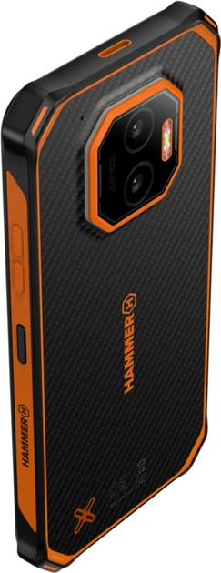 Мобільний телефон Hammer Energy X2 6/128GB Black-Orange (TEL001059) - зображення 6