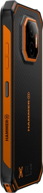 Мобільний телефон Hammer Energy X2 6/128GB Black-Orange (TEL001059) - зображення 7