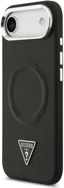 Etui Guess Triangle Logo MagSafe do Apple iPhone Air Black (GUHMP17MPSDTSCMK) - obraz 2