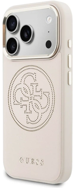 Чохол Guess Perforated 4G MagSafe для Apple iPhone 17 Pro Pink (GUHMP17L5PG4SRGP) - зображення 2