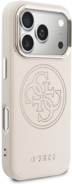 Чохол Guess Perforated 4G MagSafe для Apple iPhone 17 Pro Pink (GUHMP17L5PG4SRGP) - зображення 4
