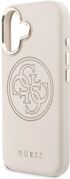 Etui Guess Perforated 4G MagSafe do Apple iPhone 17 Pink (GUHMP17S5PG4SRGP) - obraz 6