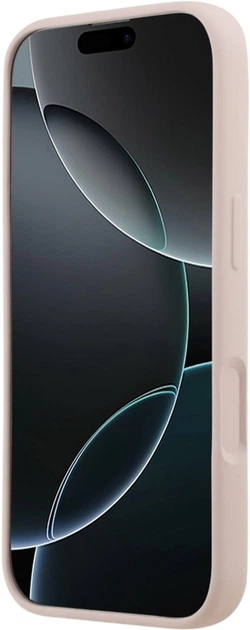 Etui Guess Silicone Big 4G Script do Apple iPhone 17 Pink (GUHCP17SSC4GSMP) - obraz 5