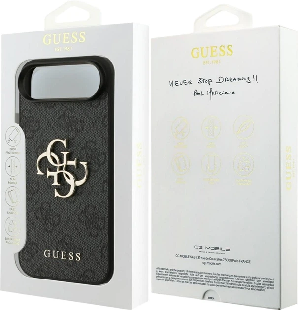 Чохол Guess 4G Big Logo для Apple iPhone Air Black (GUHCP17M4GMGGR) - зображення 8