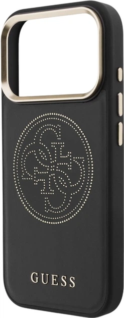 Etui Guess Perforated 4G MagSafe do Apple iPhone 17 Pro Black (GUHMP17L5PG4SRGK) - obraz 6