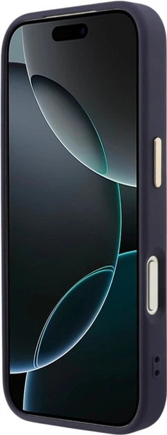 Etui Guess Peony Hot Stamp MagSafe do Apple iPhone 17 Pro Blue (GUHMP17LPSAMSECB) - obraz 5