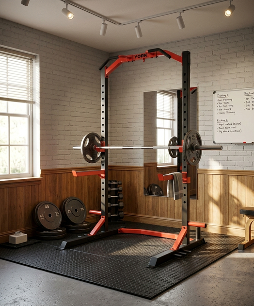 Стійка для штанги York Fitness ASPIRE 510 для присідань і жиму лежачи - зображення 2