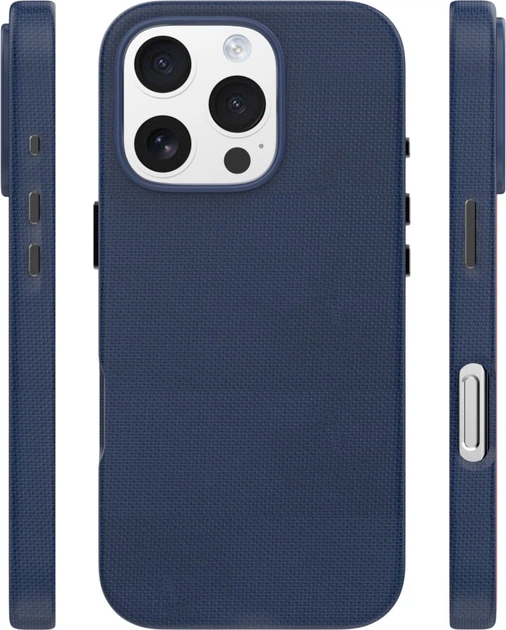 Etui plecki Etteri Elegant Mag do Apple iPhone 16 Pro Dark Blue (5907674529545) - obraz 3
