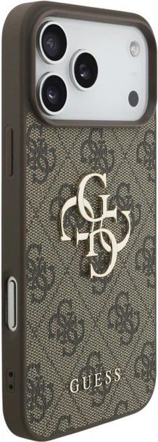 Чохол Guess 4G Big Logo для Apple iPhone 17 Pro Max Brown (GUHCP17X4GMGBR) - зображення 4