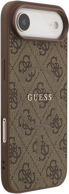Чохол Guess 4G Ring Classic Logo MagSafe для Apple iPhone Air Brown (GUHMP17MG4GFRW) - зображення 4