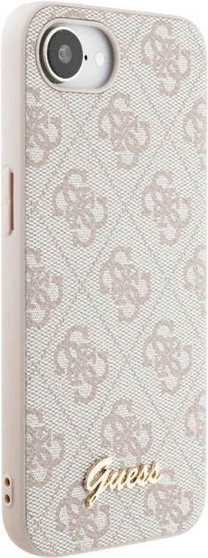 Чохол Guess 4G Script Logo MagSafe для Apple iPhone 16e/17e Pink (GUHMPSE4HG4SHP) - зображення 4