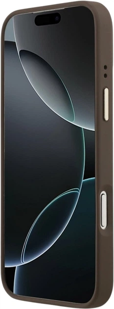 Чохол Guess 4G Stripe MagSafe для Apple iPhone 17 Pro Max Brown (GUHMP17XPG4SEMCW) - зображення 5