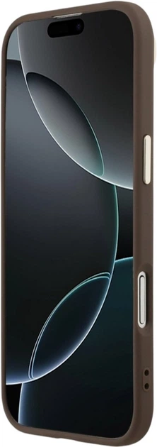 Чохол Guess 4G Triangle Logo MagSafe для Apple iPhone Air Brown/Gold (GUHMP17MP4GTDGMW) - зображення 5