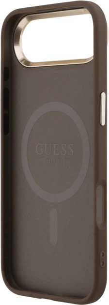 Чохол Guess 4G Triangle Logo MagSafe для Apple iPhone Air Brown/Gold (GUHMP17MP4GTDGMW) - зображення 7