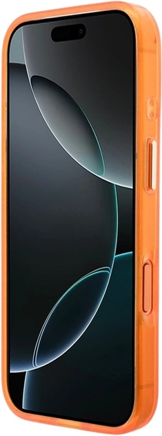 Etui Guess IML 4G Script Metal do Apple iPhone 17 Pro Orange (GUHCP17L5HC4MLSB) - obraz 5