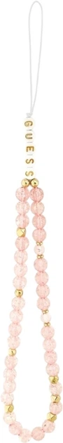 Чохол Guess IML Flowers Electro Pearl Strap MagSafe для Apple iPhone 17 Pink (GUHMP17SHCPOFPP) - зображення 7