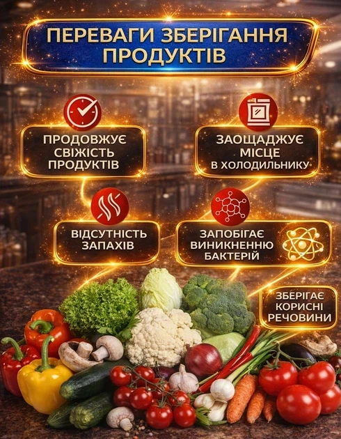 Вакуумний пакувальник для продуктів з LED-дисплеєм та вбудованим різаком для сухих/вологих харчових продуктів 120 Вт FKJ-5100 кухонний+10 пакетів. Сріблястий. - зображення 6