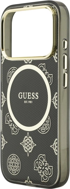 Чохол Guess IML Peony Dot MagSafe для Apple iPhone 17 Pro Black (GUHMP17L5HPOEDK) - зображення 6
