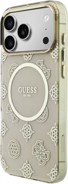 Чохол Guess IML Peony Dot MagSafe для Apple iPhone 17 Pro Max Beige (GUHMP17X5HPOEDE) - зображення 2