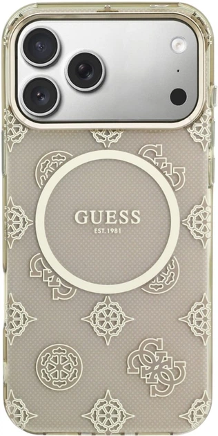 Чохол Guess IML Peony Dot MagSafe для Apple iPhone 17 Pro Max Beige (GUHMP17X5HPOEDE) - зображення 3