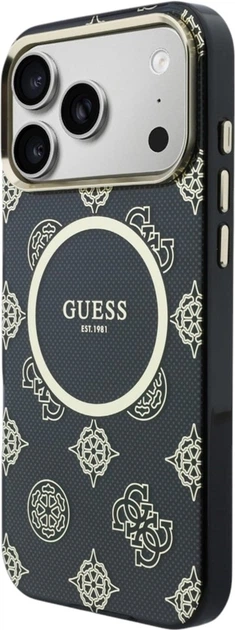 Чохол Guess IML Peony Dot MagSafe для Apple iPhone 17 Pro Max Black (GUHMP17X5HPOEDK) - зображення 2