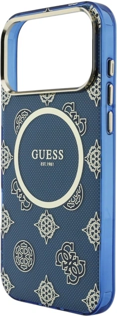 Чохол Guess IML Peony Dot MagSafe для Apple iPhone 17 Pro Max Blue (GUHMP17X5HPOEDB) - зображення 6