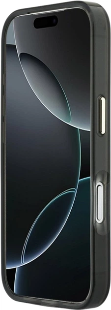 Etui Guess IML Script Metal MagSafe do Apple iPhone 17 Pro Black (GUHMP17L5HTCSMSK) - obraz 5