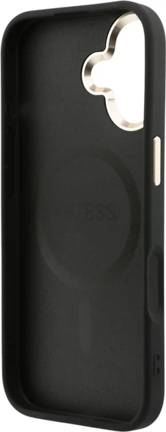Etui Guess Perforated 4G MagSafe do Apple iPhone 17 Black (GUHMP17S5PG4SRGK) - obraz 7